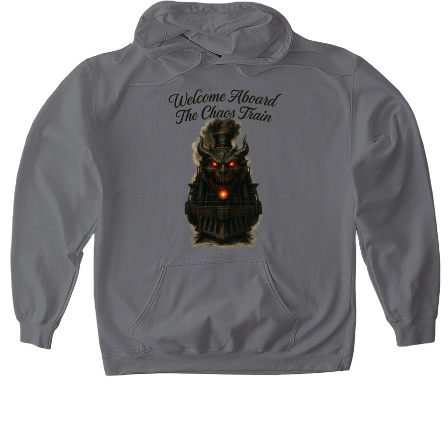 Welcome Aboard The Chaos Train - Softstyle Pullover Hoodie