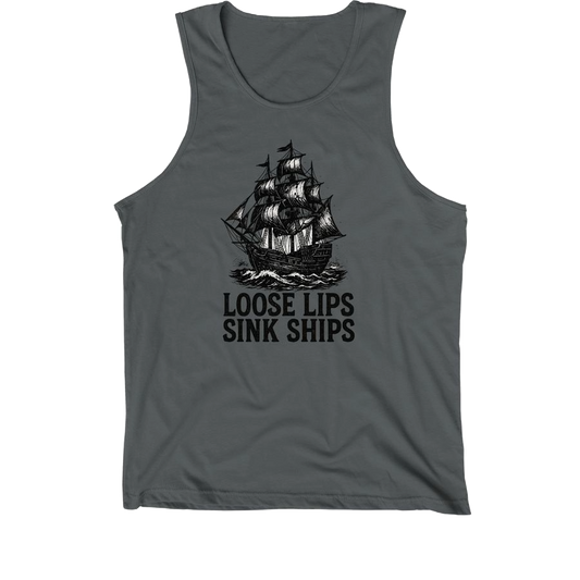 Loose Lips Sink Ships - Singlet