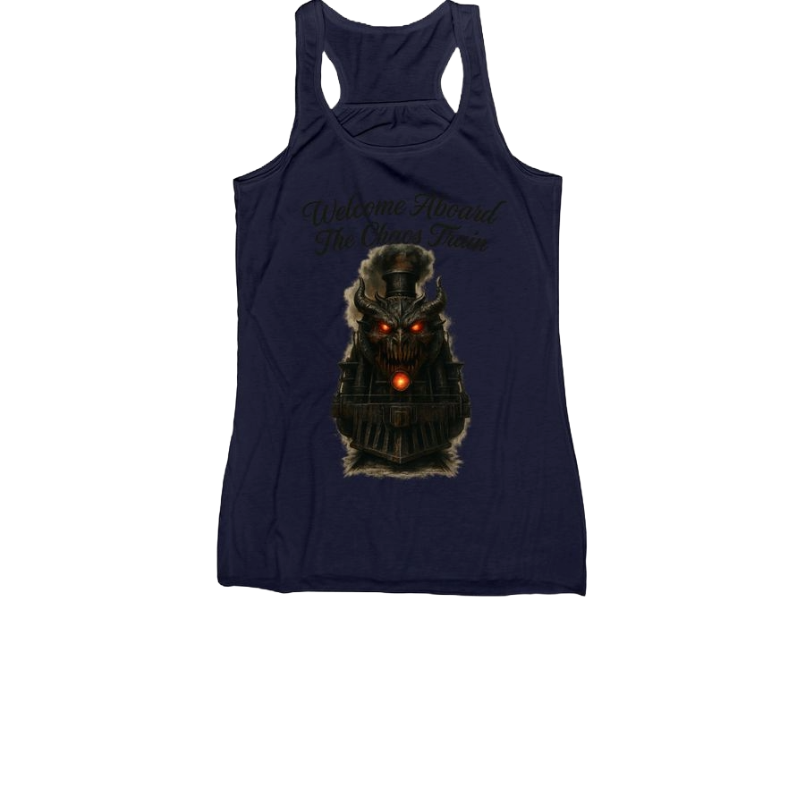 Welcome Aboard The Chaos Train - Women's Racerback